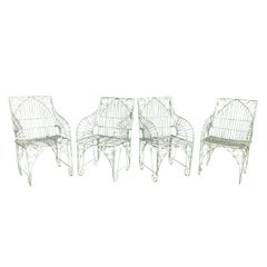 Vintage Wrought Iron Outdoor Chairs