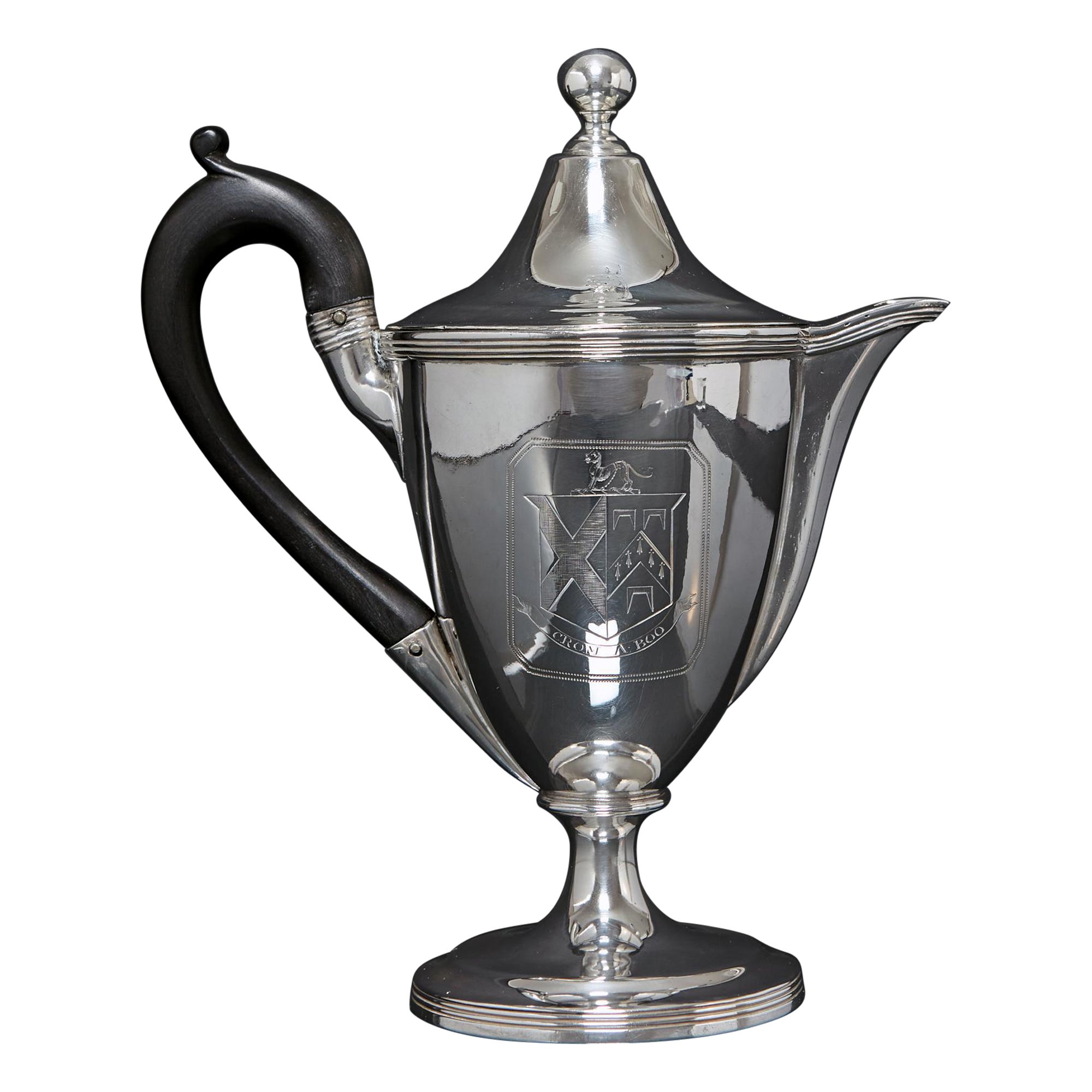 George III silver argyle gravy jug
