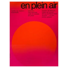 JEAN WIDMER Original Vintage French Poster 'EN PLEIN AIR' c. 1960