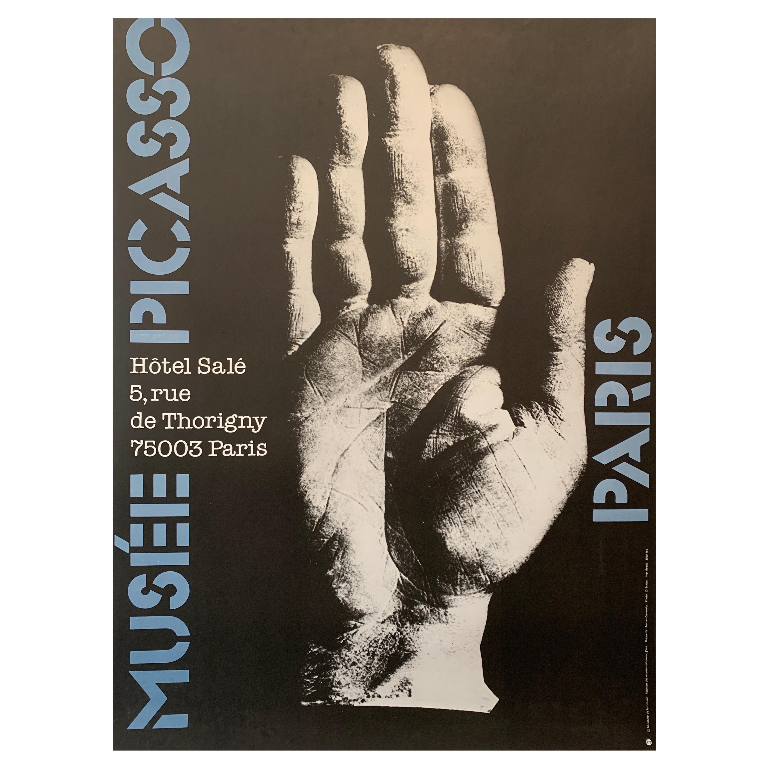 'MUSÉE PICASSO PARIS' Original Exhibition Poster, Picasso by Roman CIESLEWICZ For Sale