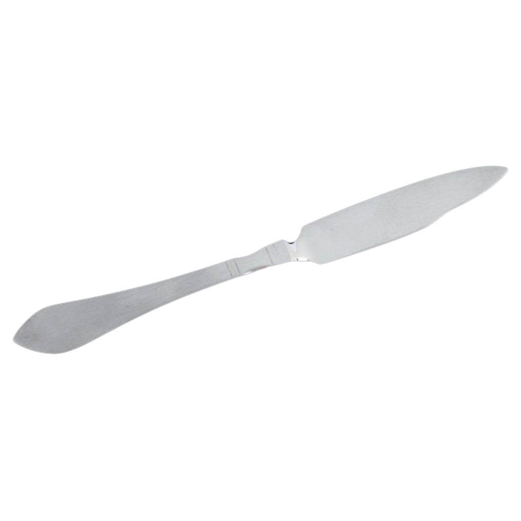 Georg Jensen, Continental, fish knife in sterling silver.