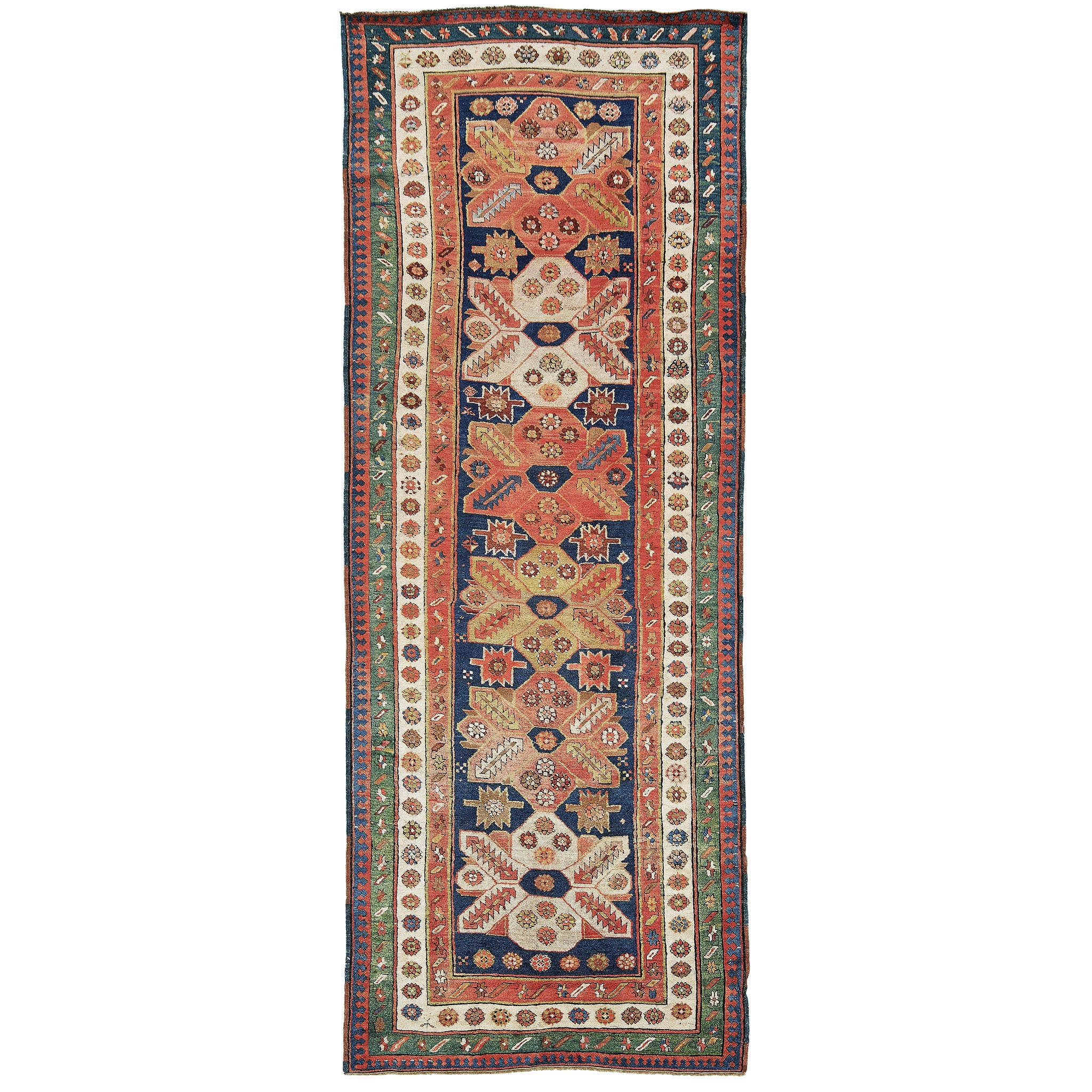 Tapis de couloir talish caucasien ancien