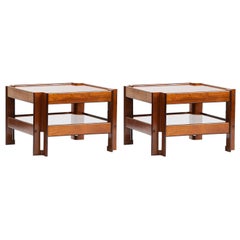 Walnut Forma Nova Side Table, One unit