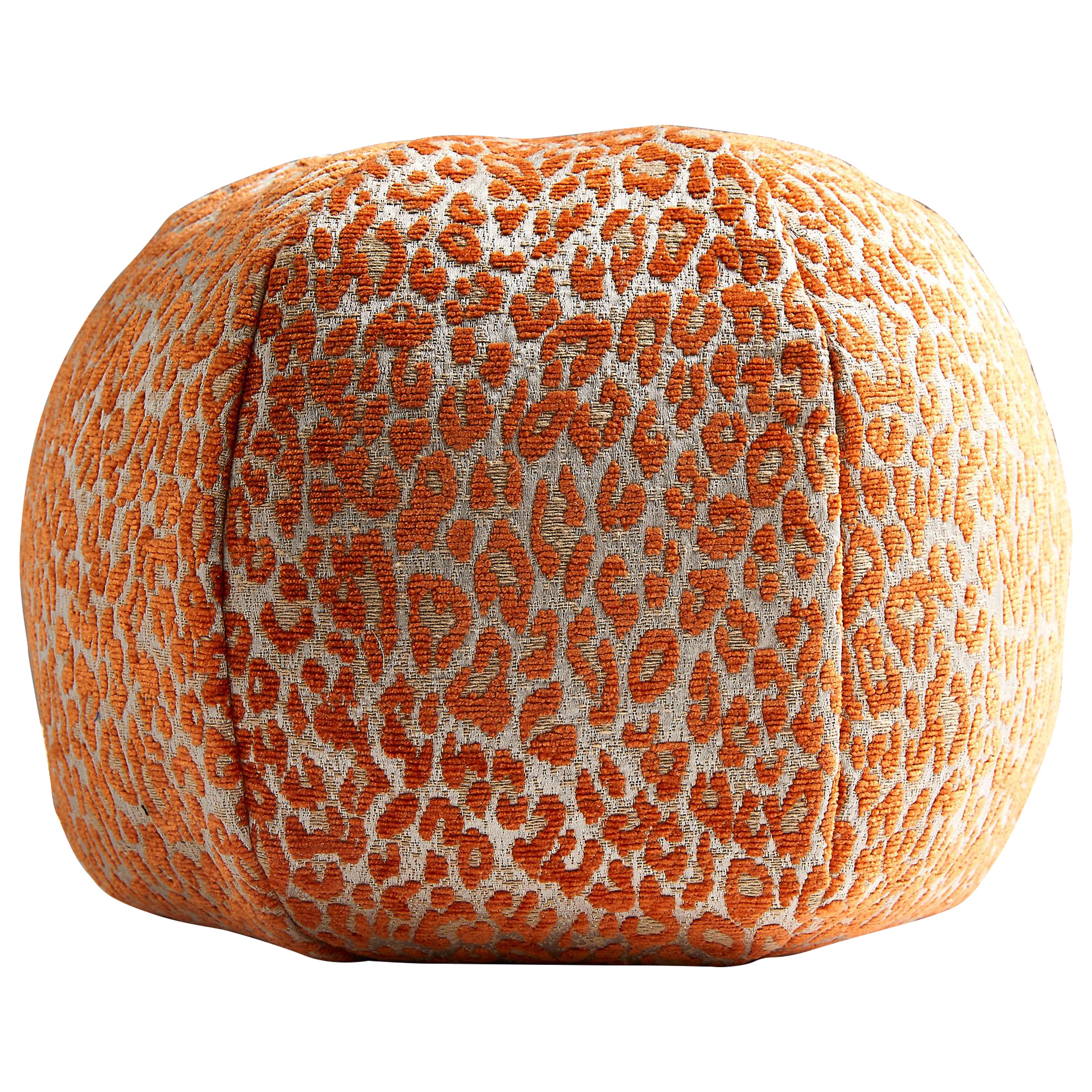 Cuscino a sfera leopardato