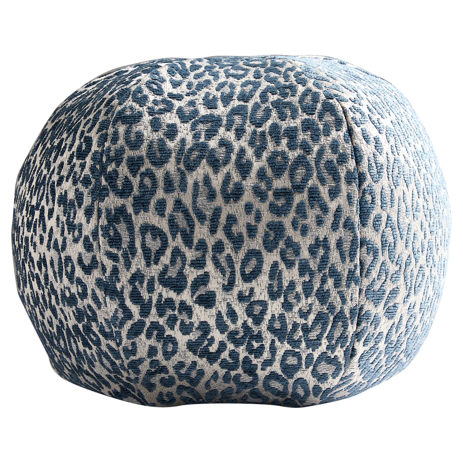 Cuscino a sfera leopardato