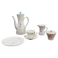 KPM Royal Berlin Design by Griemert Porcelain Coffee Set, Decor by von Unruh