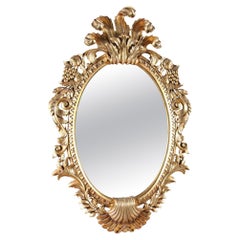 French Carved Gold Leaf Mirror 