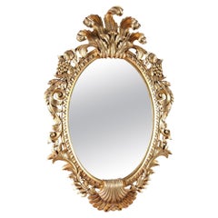 French Carved Gold Leaf Mirror