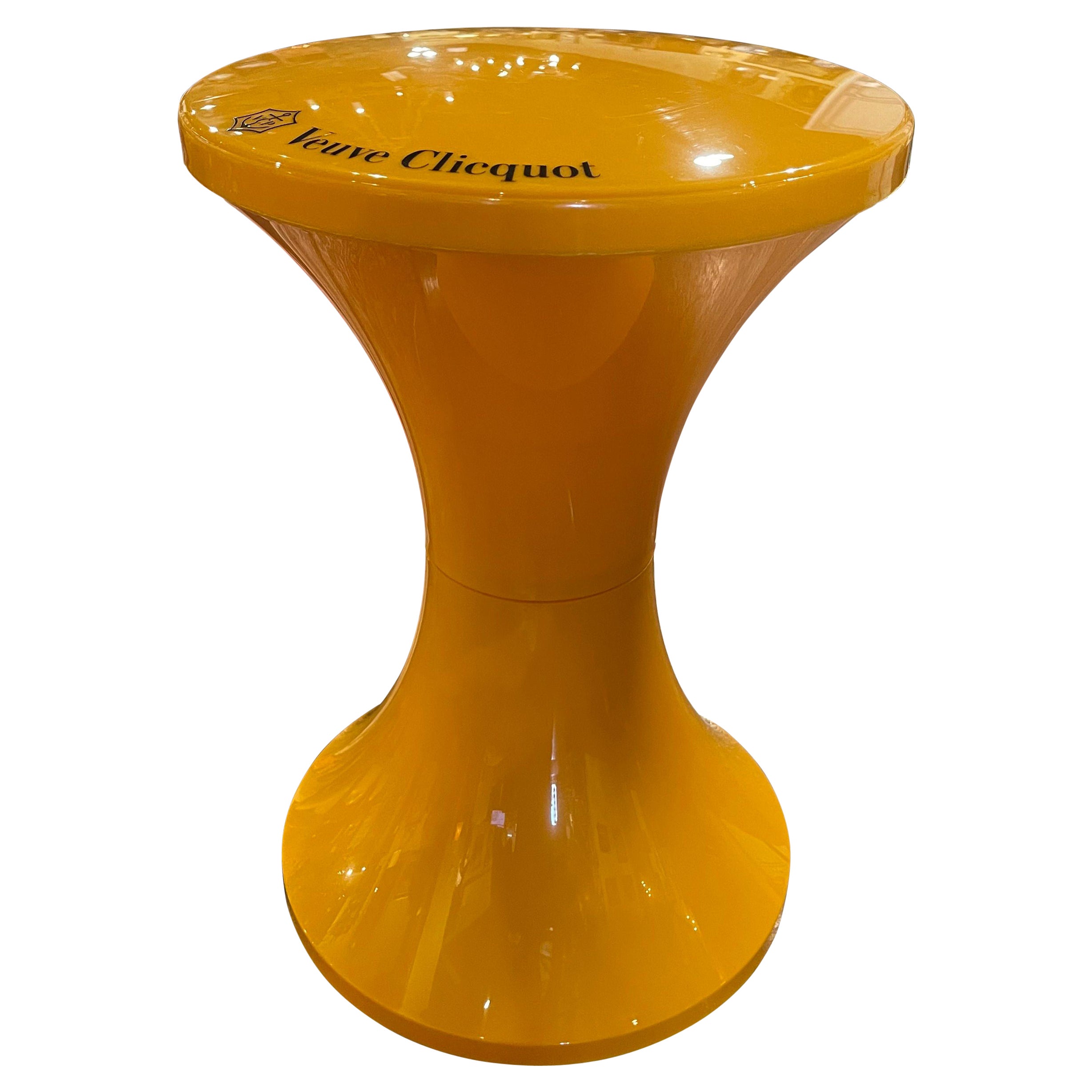 Vintage French "Veuve Clicquot" Champagne Cooler Tam Tam Stool For Sale