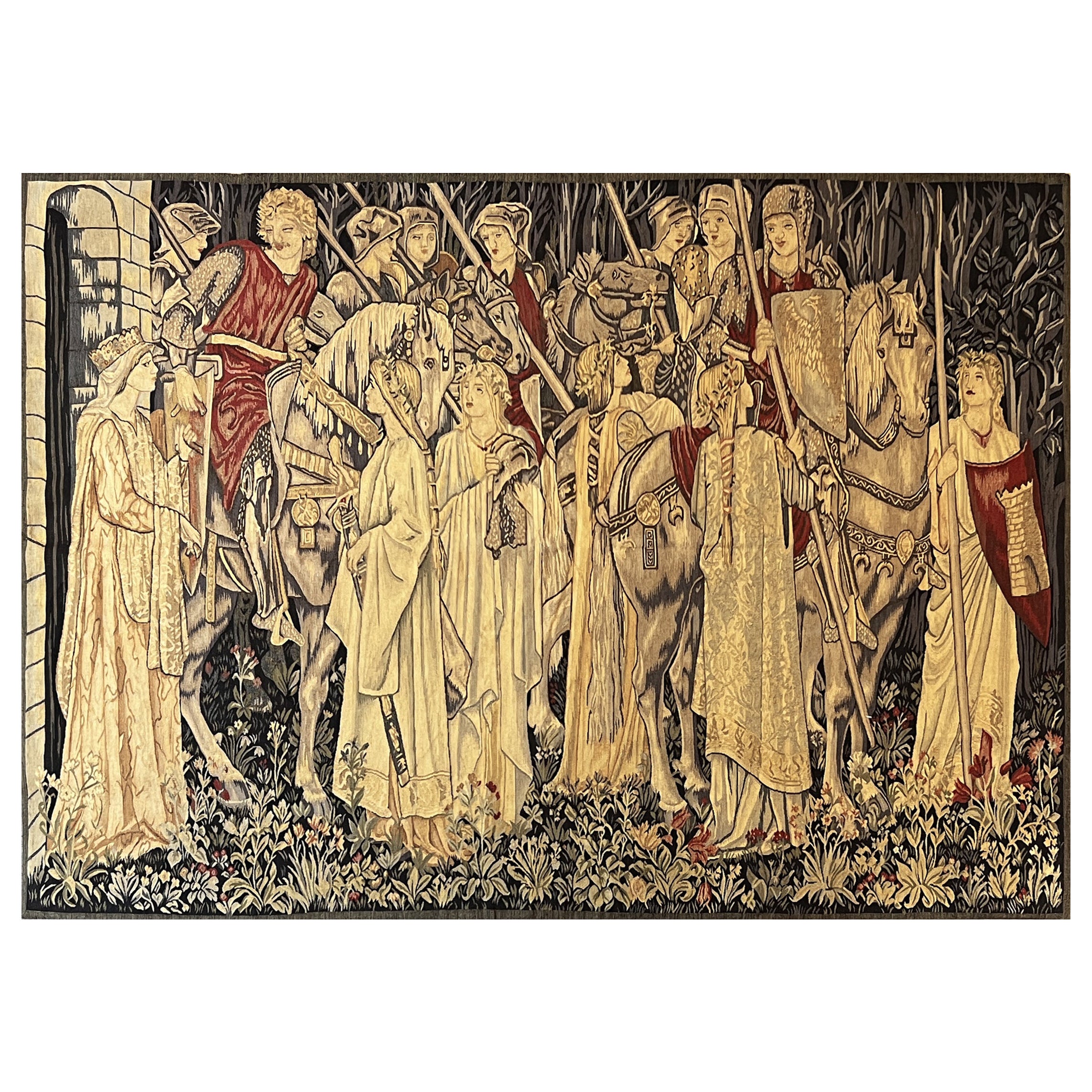 The Quest For The Holy Graal, Aubusson Tapestry - N° 875