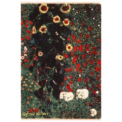 Nazmiyal Collection Vintage Scandinavian Gustav Klimt Rug.2 ft 8 in x 3 ft 11 in