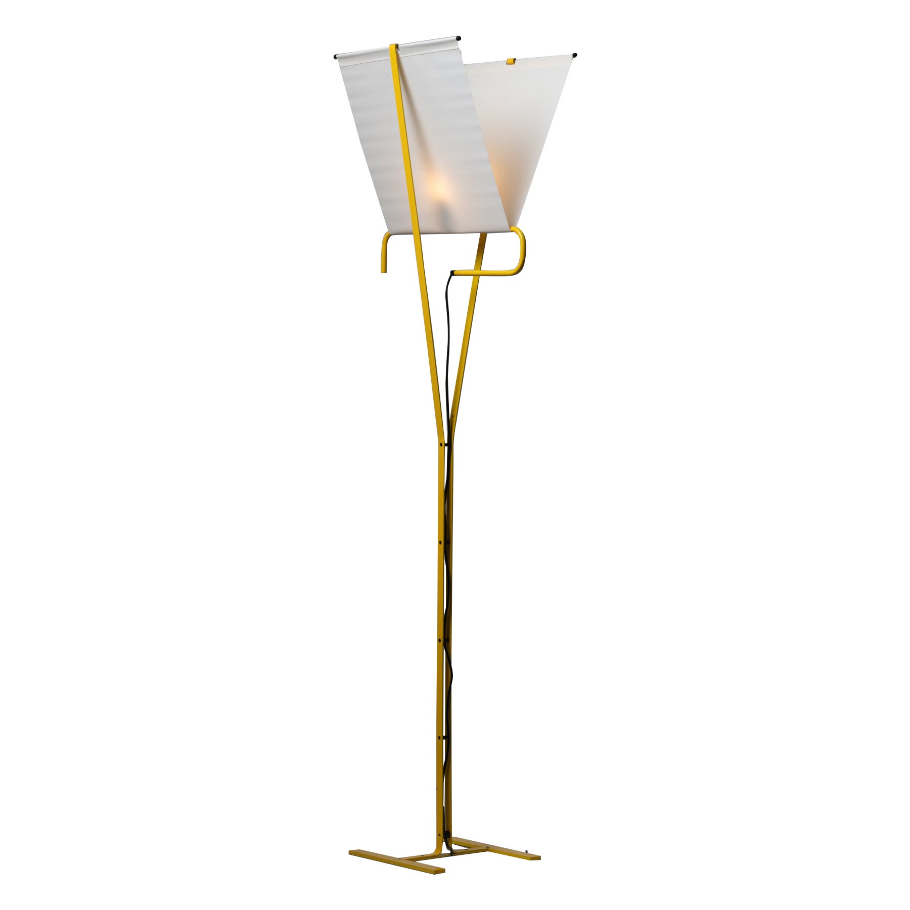 Rare lampadaire « Le Falene » de Piero De Martini pour Arteluce en vente