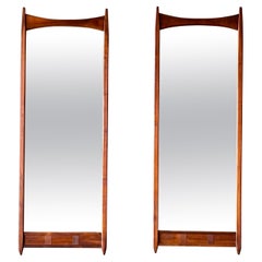 Pair of Merton Gershun for Dillingham Esprit Mid Century Danish Modern Mirrors