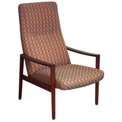 Fauteuil danois vintage moderne du milieu du siècle dernier par Milo Baughman