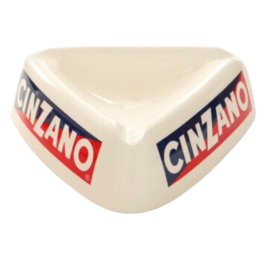 Cendrier en céramique Cinzano en vente