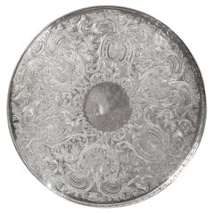 Circa 1895 Silver Plated Salver by Charles Howard Collins