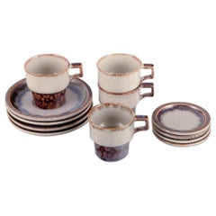 Jens Harald Quistgaard for Bing & Grøndahl, "Mexico" Vintage design, coffee set