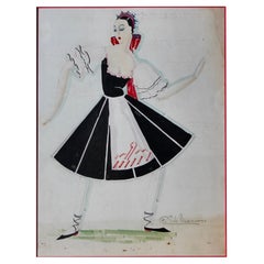 Frank Poole Bevan "Design for Stage Costume" Yale University School of Drama