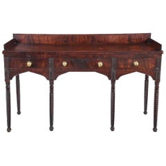 Antique Fine Norfolk, VA Federal mahogany sideboard 