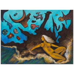 Louis Mendez "Metamorphosis" Oil on Canvas