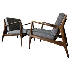 Pair of Vintage Lounge Chairs for Selig by Lawrence Peabody - Denmark