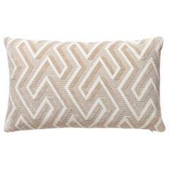 Maze Velvet Lumbar Pillow