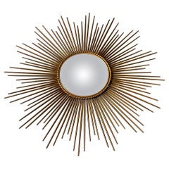 François Chaty in Vallauris, design Sunburst mirror, france 1960s