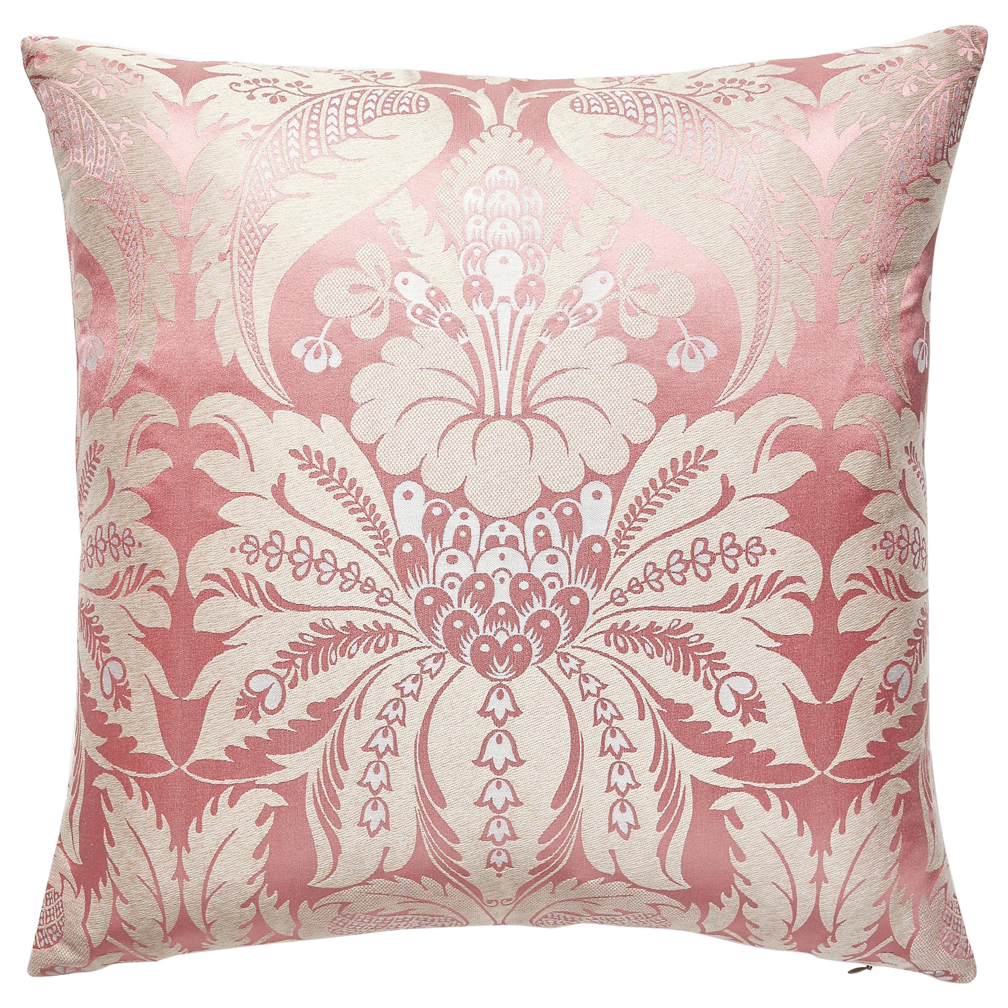 Estate Damask Pillow For Sale