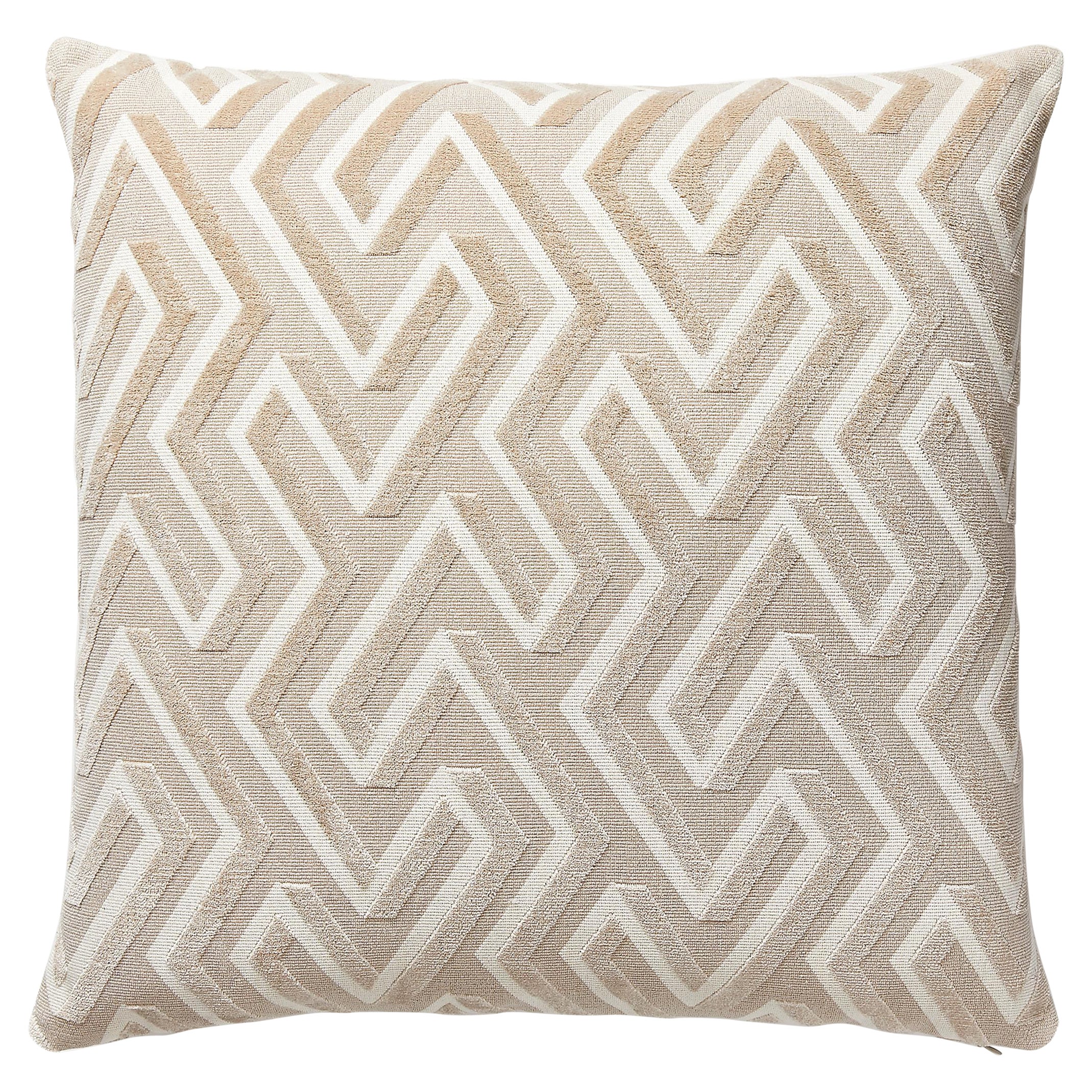 Maze Velvet Pillow For Sale