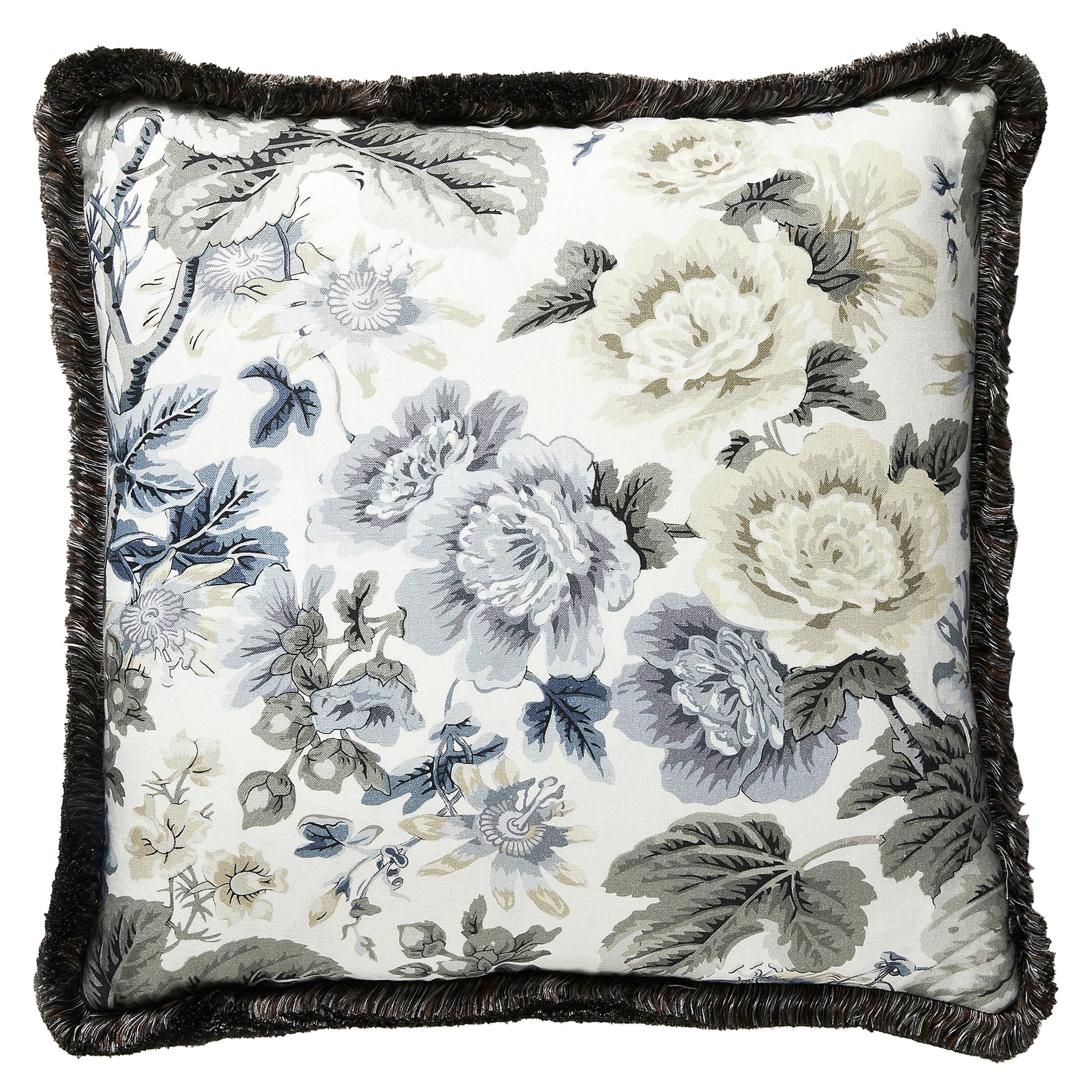 Highgrove Linen Print Pillow For Sale