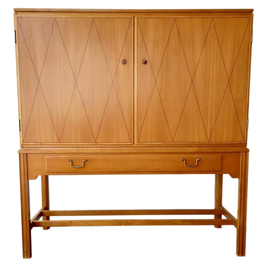Mid-Century Swedish Cabinet by Carl-Axel Acking for Nordiska Kompaniet, 1953  For Sale