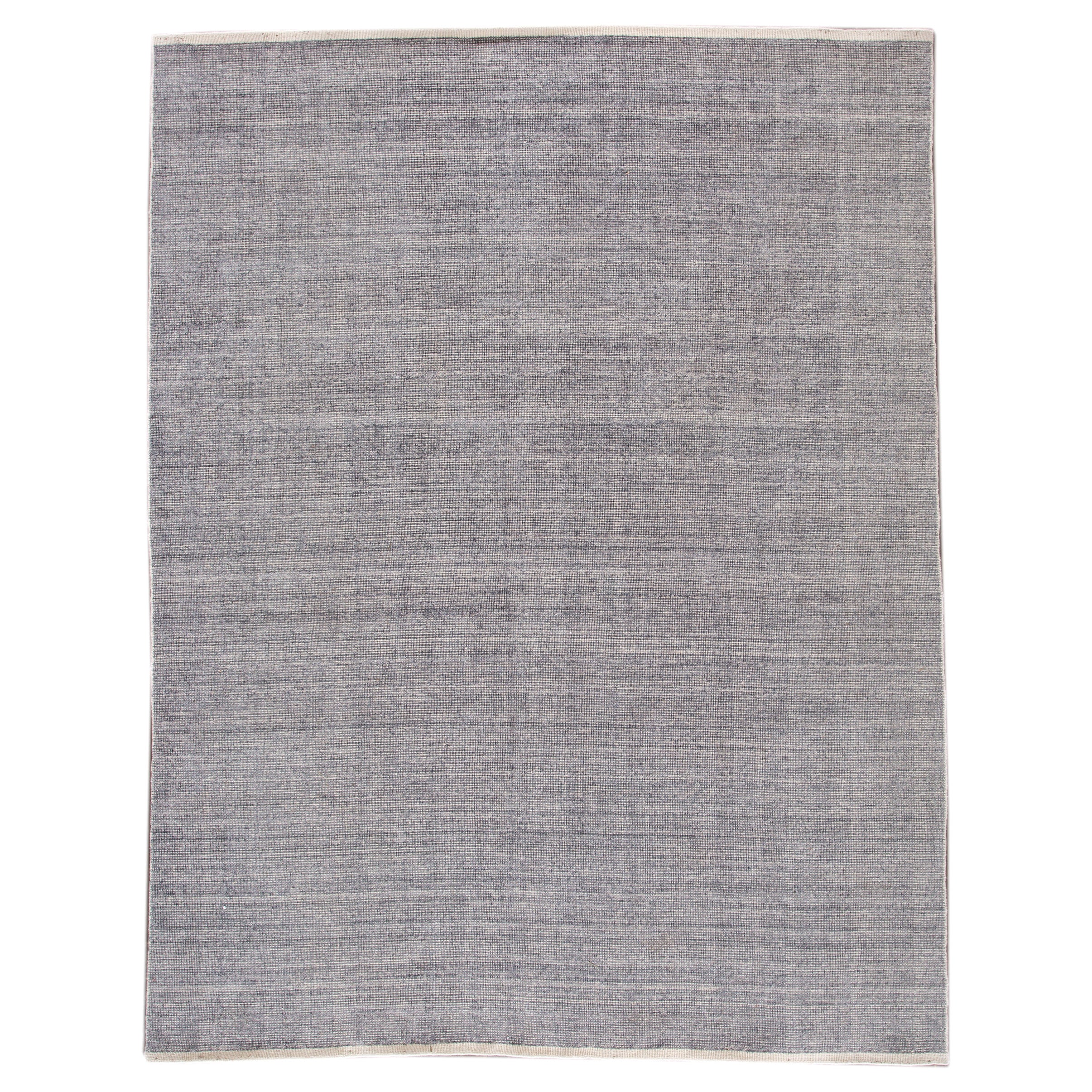 Loop Style Rug Multicolor Handmade Modern Indian Loop/Cut Wool Rug By Apadana For Sale ...