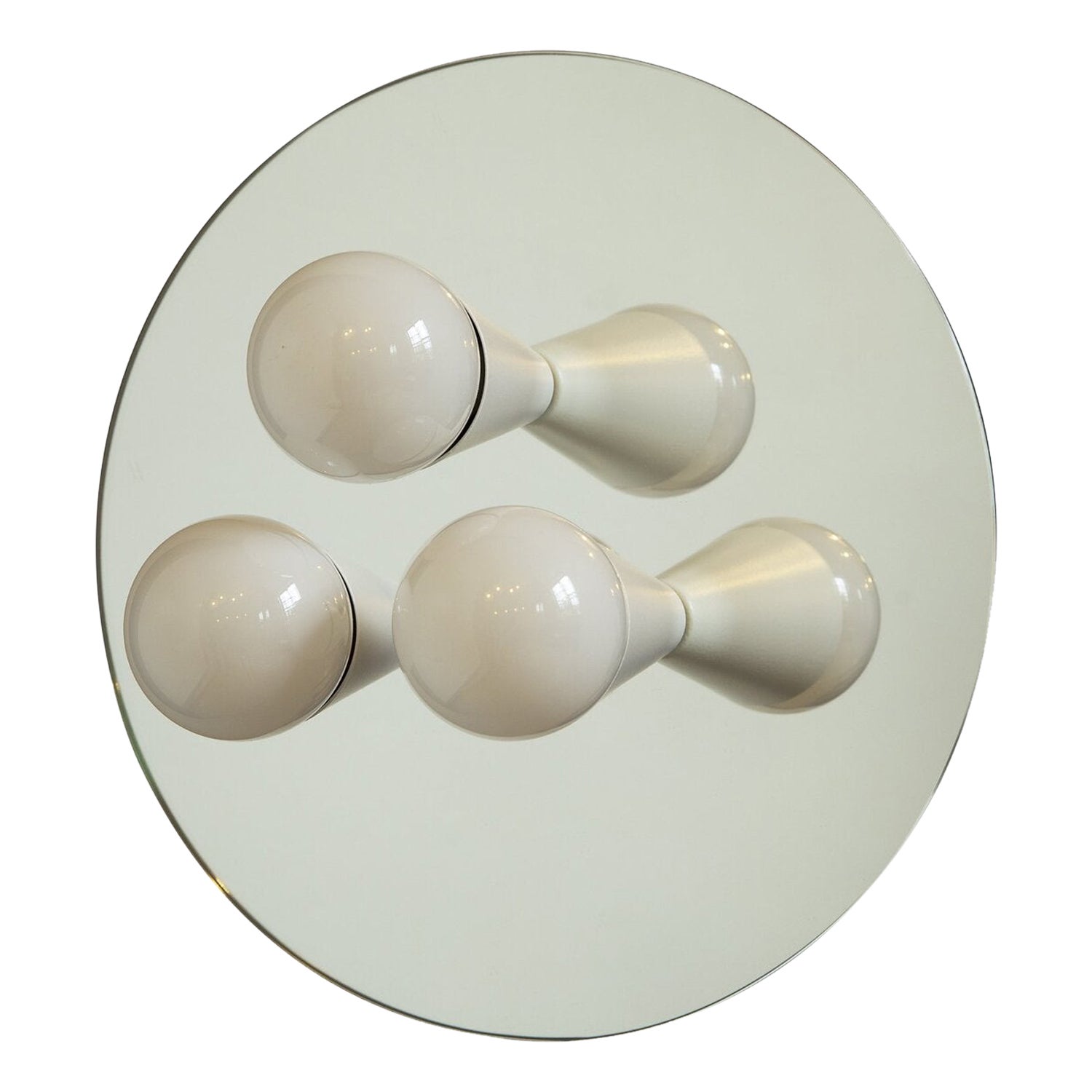 Souda Echo 3 White Sconce by Shaun Kasperbauer For Sale
