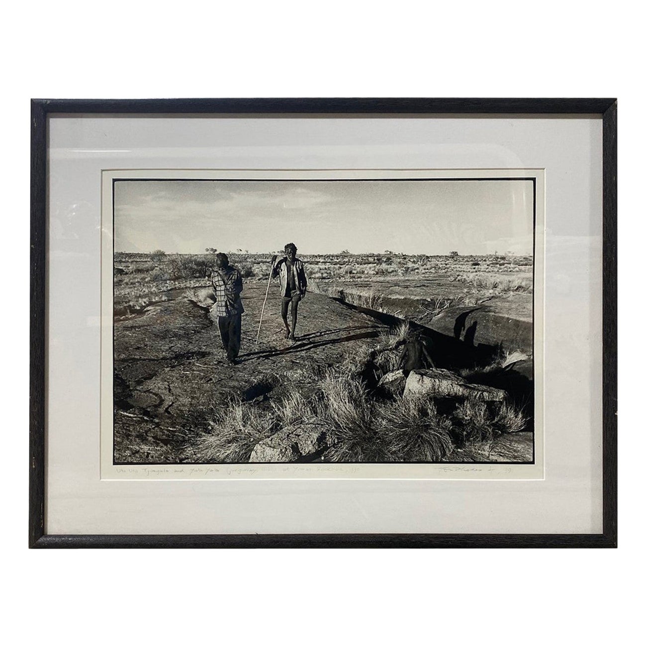 Jon Rhodes Signed Limited Ed Australian Aboriginal Art Silver Gelatin Photograph For Sale