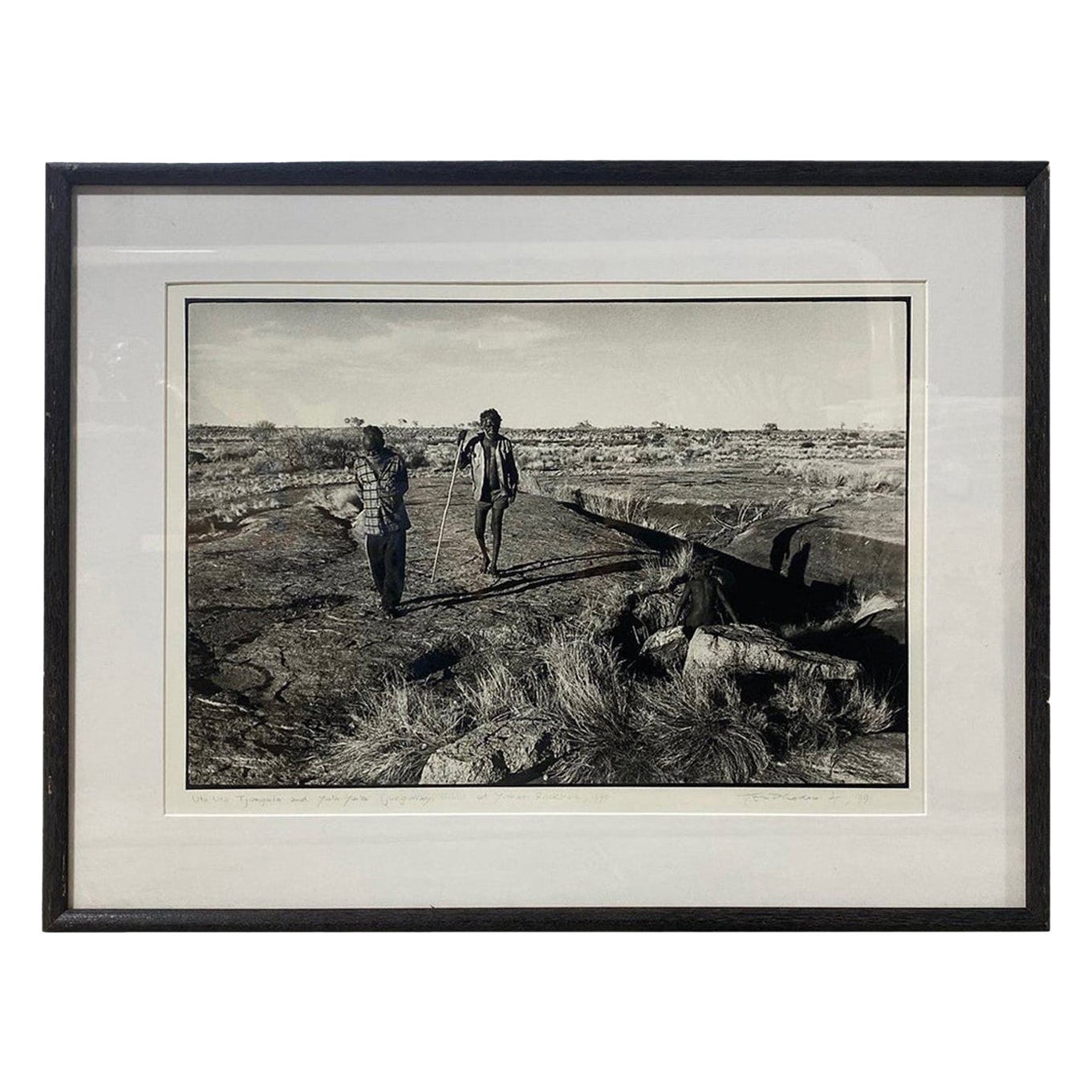 Jon Rhodes Signed Limited Ed Australian Aboriginal Art Silver Gelatin Photograph For Sale