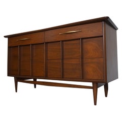 1950's Mid-Century Modern Walnut Kent Coffey Dresser