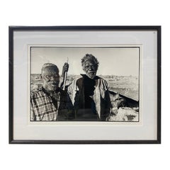 Vintage Jon Rhodes Signed Limited Ed Australian Aboriginal Art Silver Gelatin Photograph