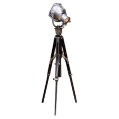 Adjustable Industrial Stage Light Table Lamp/Floor Lamp C.1900-1950