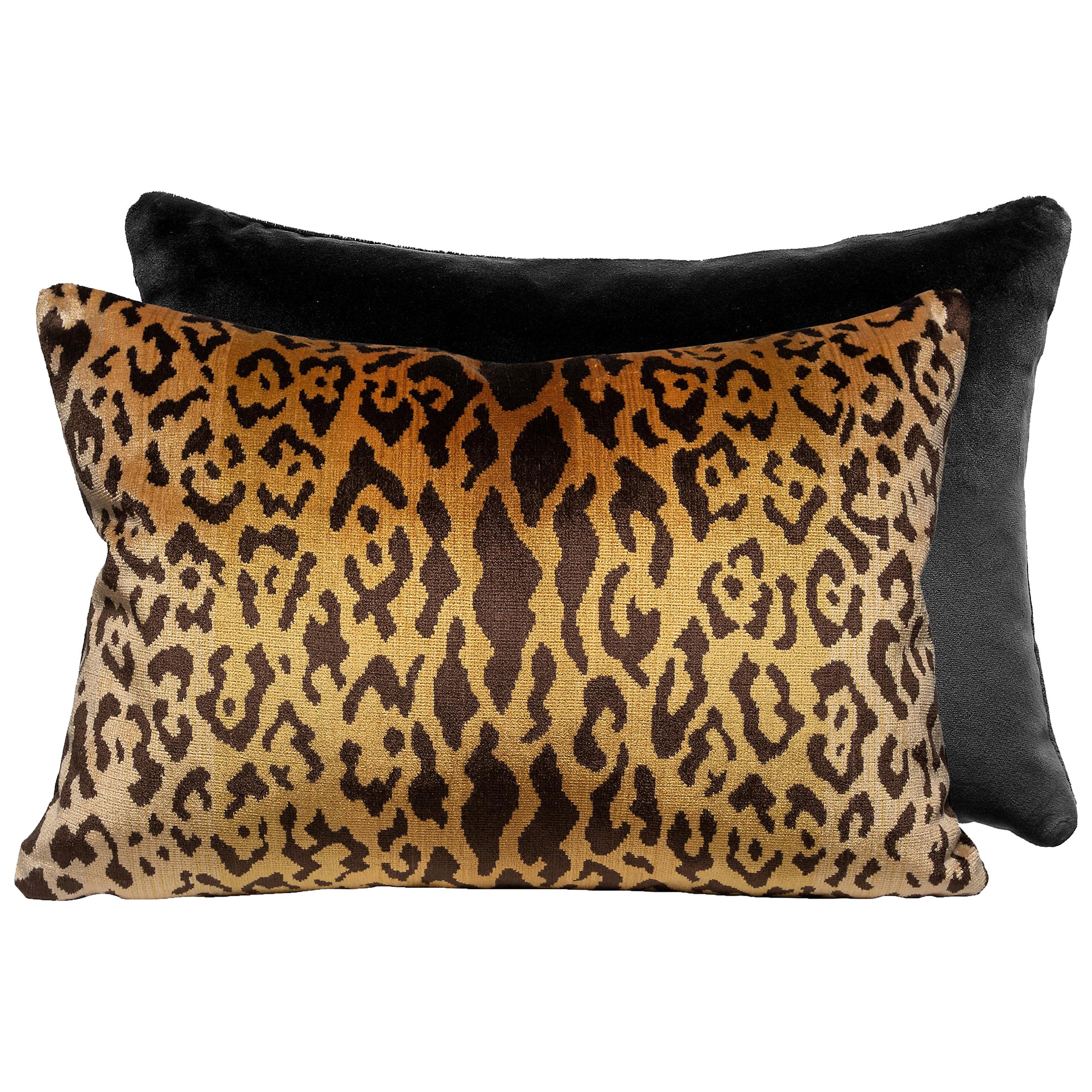 Leopardo/Indus Lumbar Pillow For Sale