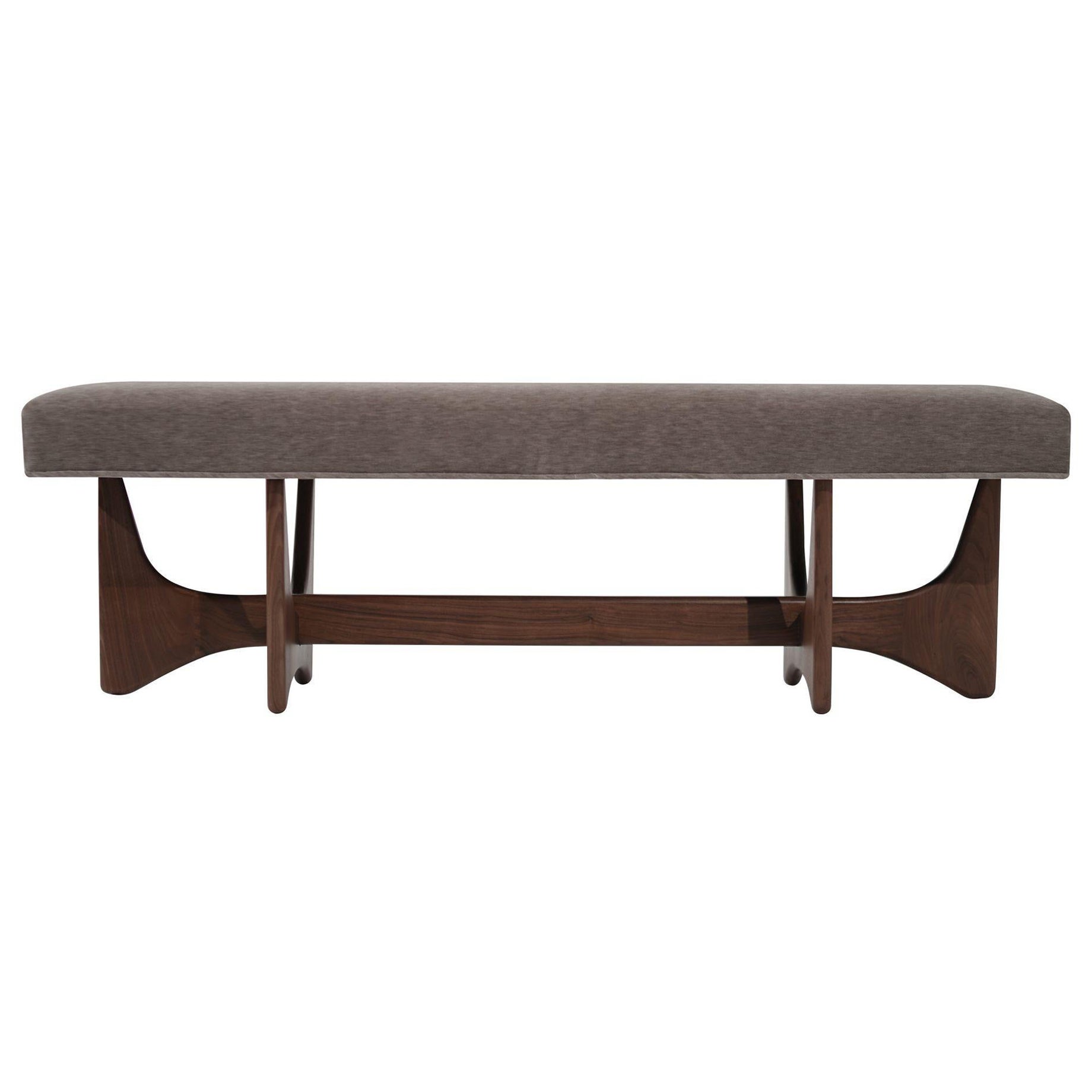 The Artisanal Bench in Special Walnut by Stamford Modern For Sale