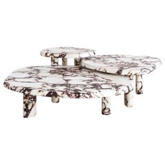Viola Calacatta Marble Small Fiori Nesting Coffee Table by the Essentialist