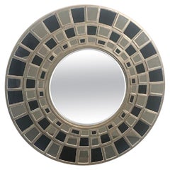 Mirror with Glass Dowel Frame, 1990s