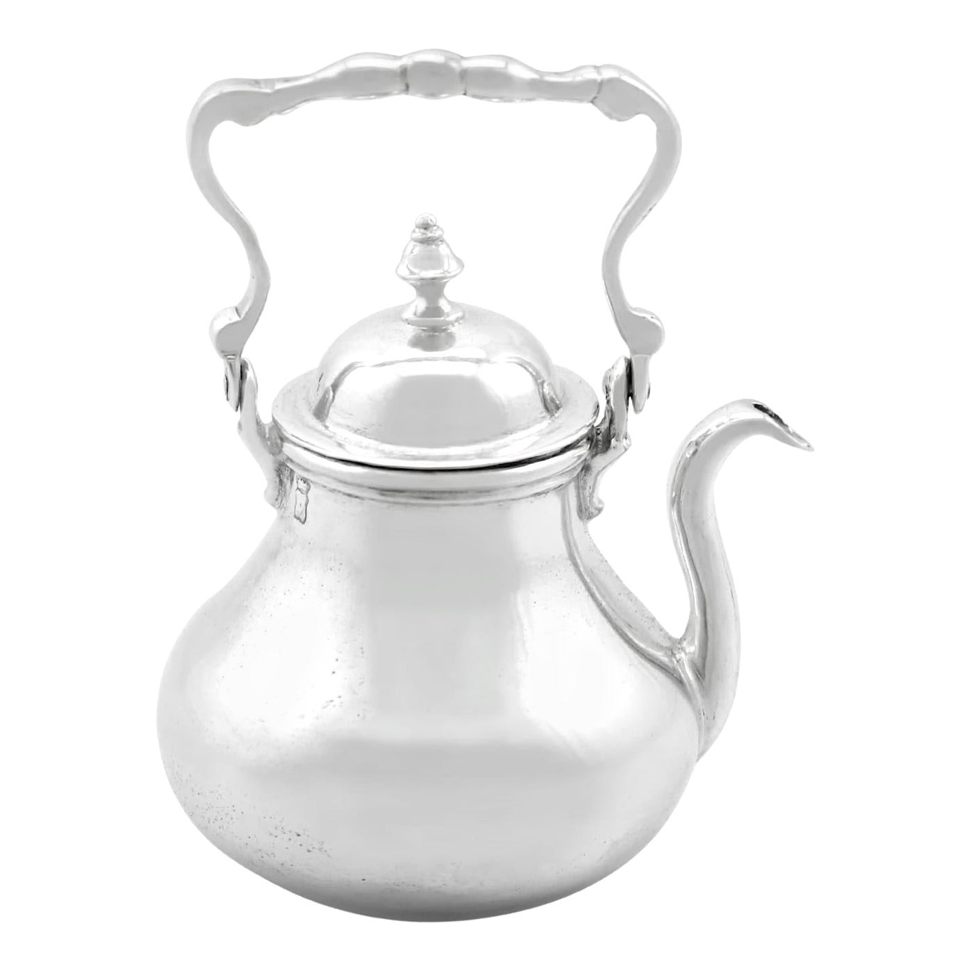 Dutch Silver Miniature Kettle - Antique 1706