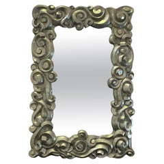 Vintage Modern Baroque Resin Mirror, 1990s