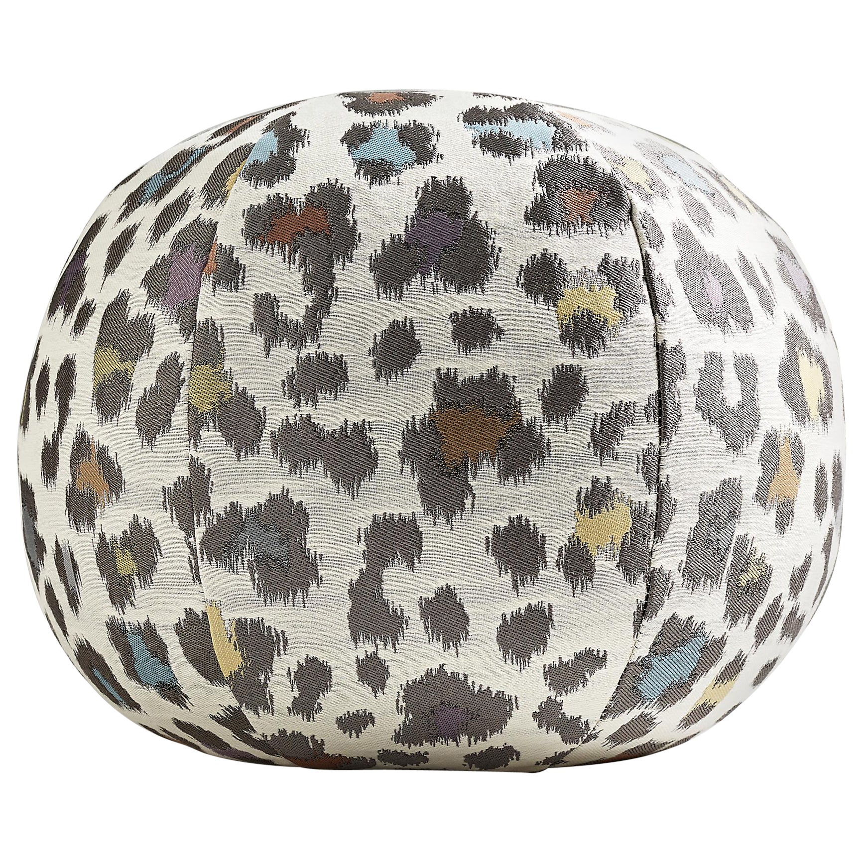 Rosette Woven Sphere Pillow For Sale