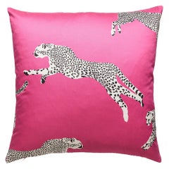 Leaping Cheetah Pillow