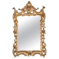 Antique Chippendale George III Gilt Wall Mirror