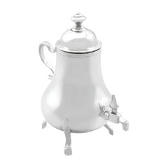Dutch Silver Miniature Samovar/Coffee Urn - Antique 1722