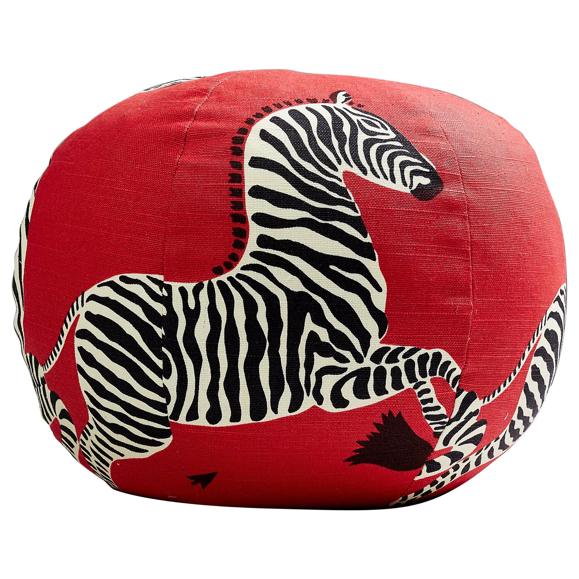 Zebras Sphere Pillow For Sale