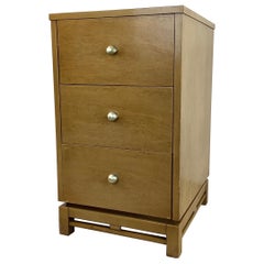 Mid-Century “Simplex” Three Drawer Dresser or Nightstand by Kent Coffey